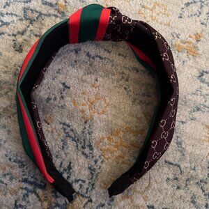 Gucci top knot headband (faux)